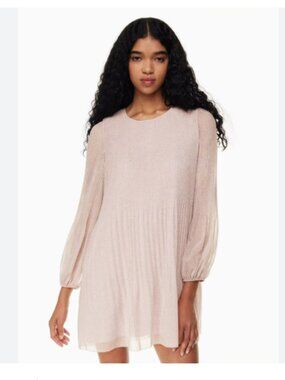 Rare 2XL Wilfred Daydreamer Pleated Mini Dress